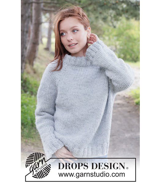 Breipatroon Warme raglantrui van dik garen | Top-down breipatroon