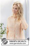 Breipatroon Sweet Clementine Cardigan van andere kant