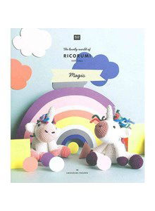 Eenhoorn knuffels met gekleurde manen