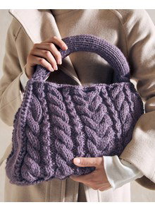 handtas met kabelpatronen