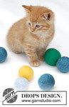 Viltnaald patroon Gevilte ballen kat