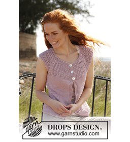 Gebreid vest gemaakt van Drops Paris