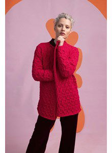 Damesvest in kabelpatroon