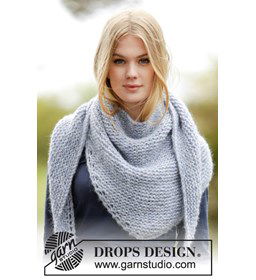 Omslagdoek in ribbelsteek