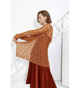 Damesvest gemaakt van Lang Yarns Marlene (op=op)