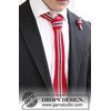 Gebreide stropdas en strik in nationale kleuren van Safran