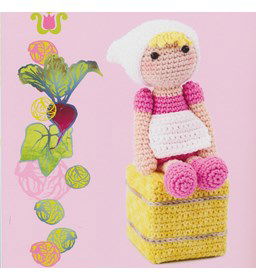 Muziekdoosje Boerinnetje gemaakt van Scheepjes Catona 25 en 10 gram