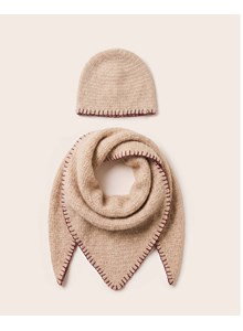 beanie en sjaal Amelia