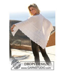 Omslagdoek gemaakt van Drops Alpaca