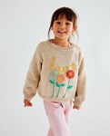 Breipatroon Happy trui met bloemen