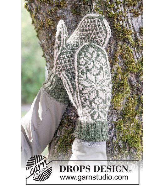 Breipatroon herenwanten met Scandinavisch patroon