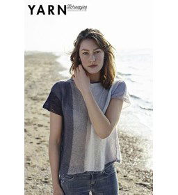 Dames shirt Striped Top gemaakt van Scheepjes Alpaca Rhythm