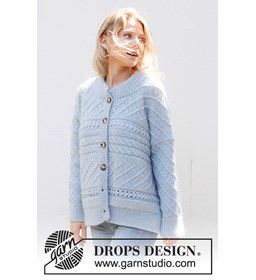 Damesvest met knoopsluiting gemaakt van knopen