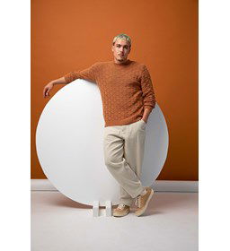 Herentrui met boogjes patroon