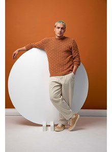 Herentrui met boogjes patroon