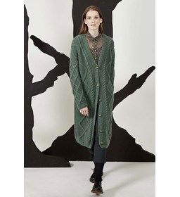 Damesvest gemaakt van Lang Yarns Malou Light uni en color