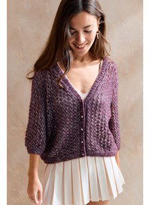 Kort damesvest in fantasiesteek