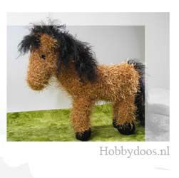 Knuffel pony gemaakt van Phildar Phil Charly