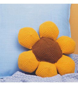 Kussen Zonnebloem gemaakt van Durable Cosy