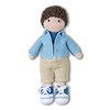 Jongetjes pop met krullend haar