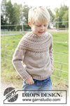 Breipatroon Walnuts en Smiles Sweater van andere kant