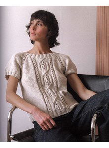 damestrui met korte raglanmouwen