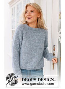 Damestrui met wijde ronde halsboord