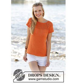 Top gemaakt van Drops Safran