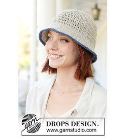 Kiss Me Kate Hoed gemaakt van Drops Bomull lin