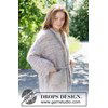 oversized damesvest met ceintuursluiting gemaakt van DROPS Fiesta