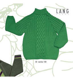 Trui gemaakt van Lang Yarns Merino 150