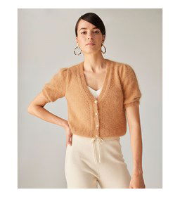 Damesvest gemaakt van Phildar Phil Pur Angora