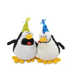 Pinguin gemaakt van Scheepjes Catona 25 en 10 gram