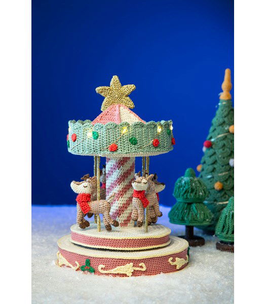 Haakpatroon Carrousel met rendieren