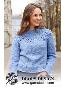 Damestrui met ronde pas in ajourpatroon