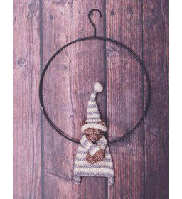 Mini slaapbeer gemaakt van Scheepjes Stone Washed