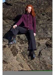 Damesvest Kael met ruitpatroon