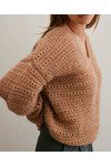 Breipatroon Luxe mohair trui van andere kant