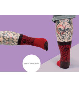 Berenklauwen sokken gemaakt van Lang Yarns Jawoll