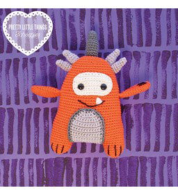 Knuffel monster met tentakels gemaakt van Scheepjes Catona 25 en 10 gram