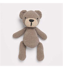 Superzachte gehaakte beer gemaakt van Rico Creative Chenillove