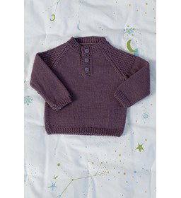 Babytruitje gemaakt van Lang Yarns Merino 200 bebe