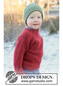 kindertrui met raglan van DROPS Air