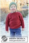 Breipatroon kindertrui met raglan van DROPS Air van andere kant