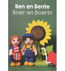 Boer en boerin gemaakt van Scheepjes Catona 25 en 10 gram