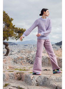 Damestrui met golfpatroon Defying Gravity