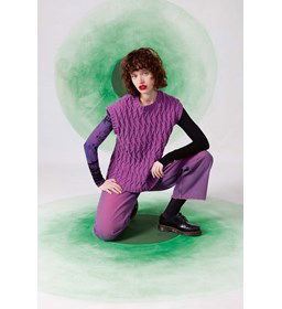 Spencer met kabelpatroon