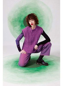 Spencer met kabelpatroon