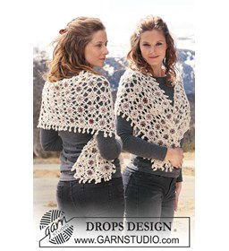 Omslagdoek gemaakt van Drops Fabel