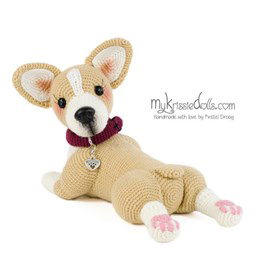 Welsh Corgi gemaakt van applicatie